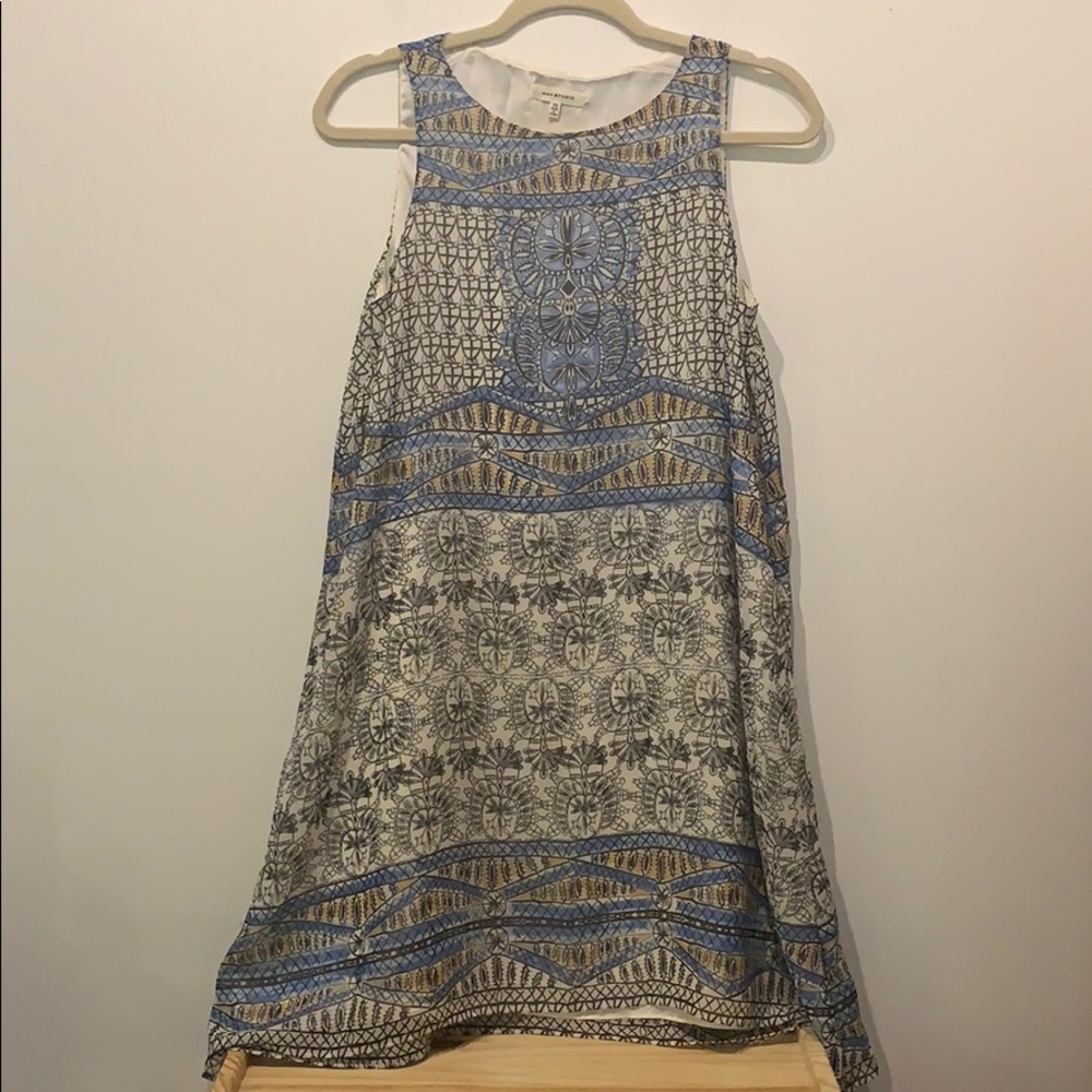 Max Studio Trapeze Pattern Dress